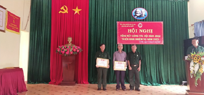 Hoi cuu chien binh xa Cu Mot tong ket cong tac hoi nam 2022 2
